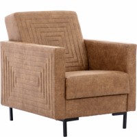 Atpūtas krēsls SOLVO, Melns/Manila Camel